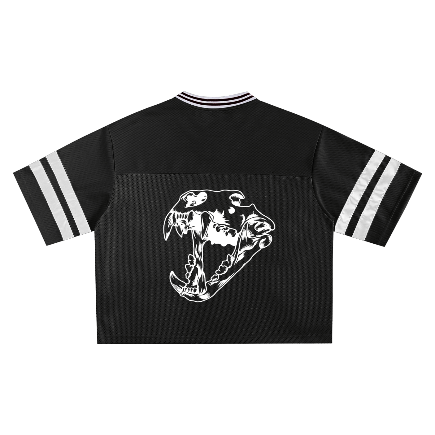 Taped Mesh Boxy T-Shirt