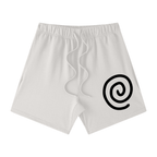 Unisex Earth Tone Loose Fit Cotton Shorts