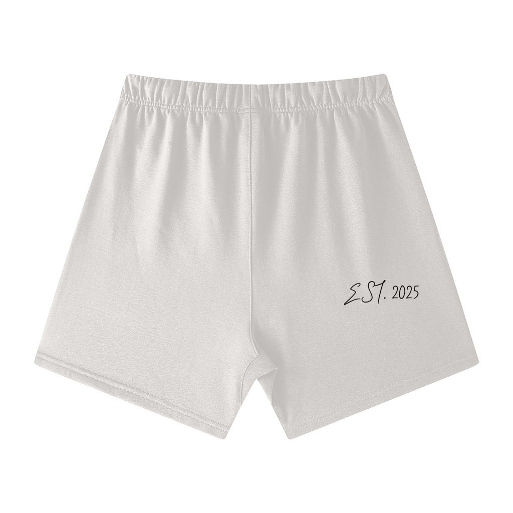 Unisex Earth Tone Loose Fit Cotton Shorts