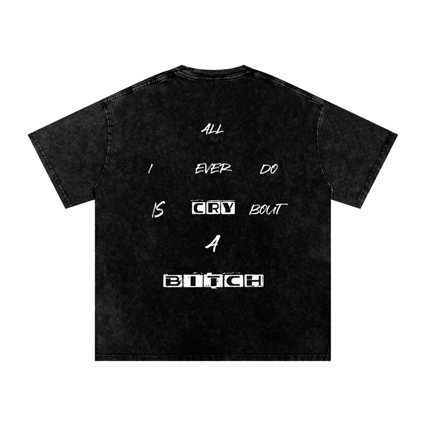 Acid Wash Oversize T-Shirt - 250 GSM