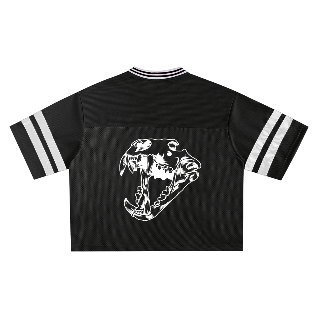 Taped Mesh Boxy T-Shirt